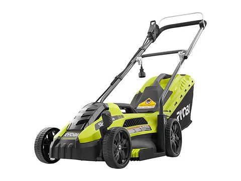 Product photo of the Ryobi 13-Inch Corded Push Mower