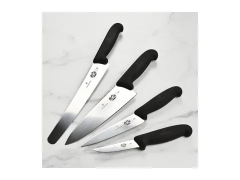 Product photo of the Victorinox 4-Piece Knife Set with Fibrox Handles